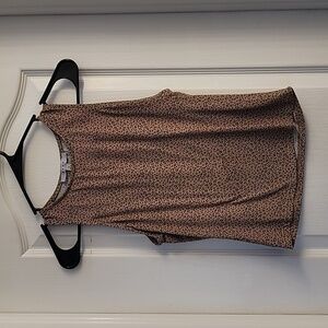 Cheetah print tank top size small